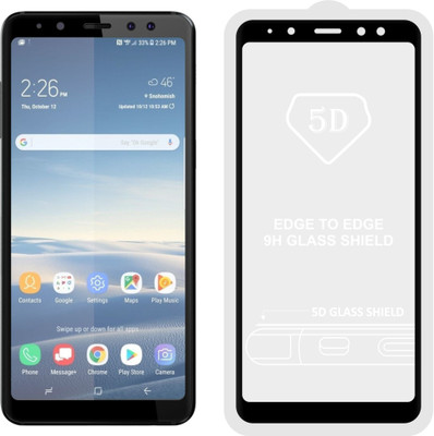 Case Creation Edge To Edge Tempered Glass for Samsung Galaxy A8 Plus(Pack of 1)