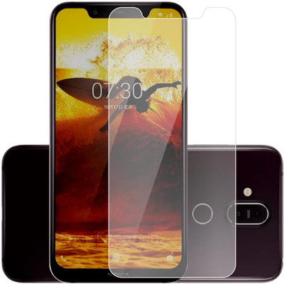 Case Creation Edge To Edge Tempered Glass for New Nokia 8.1(Pack of 1)