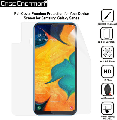 CASE CREATION Nano Glass for Samsung A20(Pack of 2)