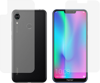 CASE CREATION Front and Back Screen Guard for Huawei Y9 2018(Pack of 2)