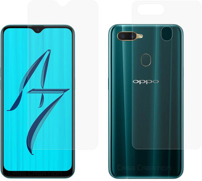 CASE CREATION Front and Back Screen Guard for Oppo A5s 2018(Pack of 2)