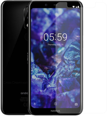 CASE CREATION Tempered Glass Guard for Nokia 3.1+(Pack of 1)