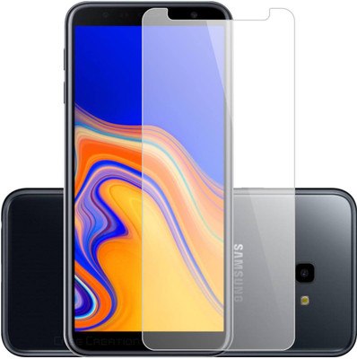 CASE CREATION Edge To Edge Tempered Glass for Galaxy J6 Plus (Samsung)(Pack of 1)