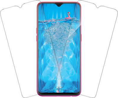 Hupshy Tempered Glass Guard for OPPO F9 Pro(Pack of 2)