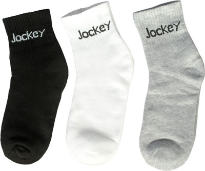 Jockey Men & Women Solid Ankle Length(Pack of 3)