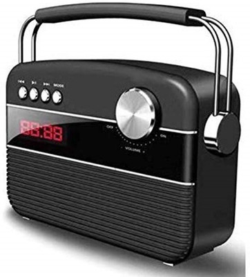 

CRETO A13 OKCY - 5000 Pre-Loaded Evergreen Vintage Hindi Songs with Bluetooth FM Radio(Black)
