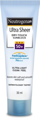 NEUTROGENA Ultra Sheer Sunblock Cream - SPF 50 PA+++(30 ml)