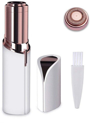 Bluejack Flawless Facial Hair Remover Trimmer 0 min  Runtime 4 Length Settings(Silver)