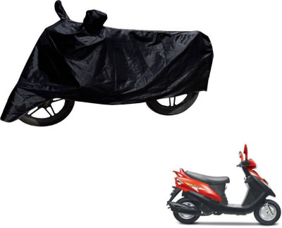 THE REAL ARV Two Wheeler Cover for Mahindra(Flyte, Black)