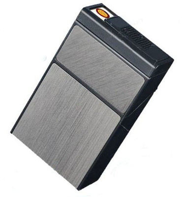 TARGET PLUS BOX RECHARGWABLE FIRST QUALITY FIX Cigarette Lighter(Black)