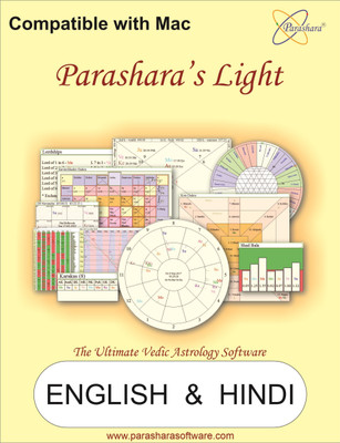 Parashara Light 9.0 Mac Astrology Software - (English + Hindi)(Life Time, 1 PC)
