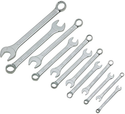 JMD Tools Long Combination Spanner/Wrench Set Tools kit/12 Piece Tools kit Double Sided Combination Wrench(Pack of 1)