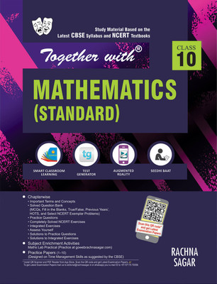 Together With Mathematics (Standard) Study Material for Class 10(English, Paperback, Rachna Sagar Expert Panel)