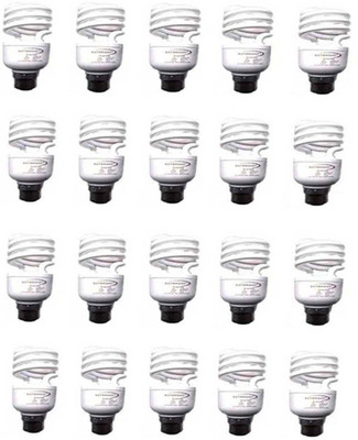 skybright 15 W Basic Spiral B22 CFL Bulb(White, Pack of 20)