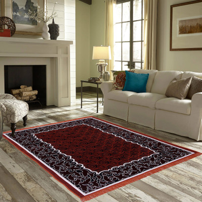 Zesture Multicolor Blended Carpet(4 ft,  X 7 ft, Rectangle)