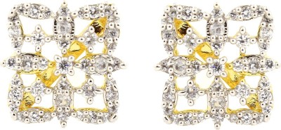 Be You Designer Cubic Zirconia Brass Stud Earring