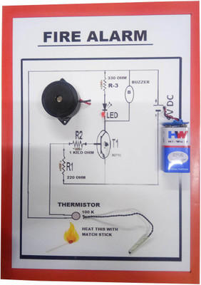 MELODY's FIRE ALARM Physics Science Working Model-Project Electronic Components Electronic Hobby Kit