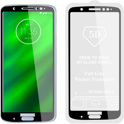 CASE CREATION Edge To Edge Tempered Glass for Motorola Moto G6 Plus(Pack of 1)