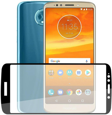 Case Creation Edge To Edge Tempered Glass for Motorola Moto E5+(Pack of 1)