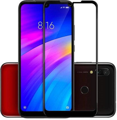 LIKEDESIGN Edge To Edge Tempered Glass for Mi Redmi 7, Mi Redmi Y3(Pack of 1)
