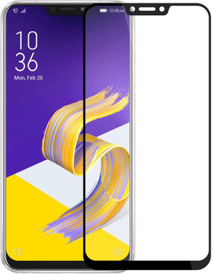 Case Creation Edge To Edge Tempered Glass for Zenfone 5Z 2018(Pack of 1)