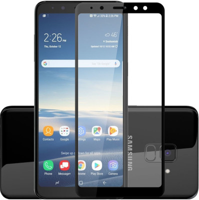 CASE CREATION Tempered Glass Guard for Samsung Galaxy A8 Plus 2018(Pack of 1)