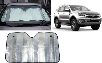 AUTO PEARL Dashboard, Rear Window Sun Shade For Ford Endeavour(Silver)