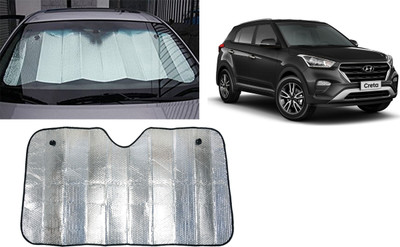 AUTO PEARL Dashboard, Rear Window Sun Shade For Hyundai Creta(Silver)