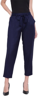 RIVI Relaxed Women Blue Trousers