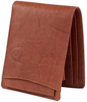 Keviv Men Casual Brown Genuine Leather Wallet(5 Card Slots)