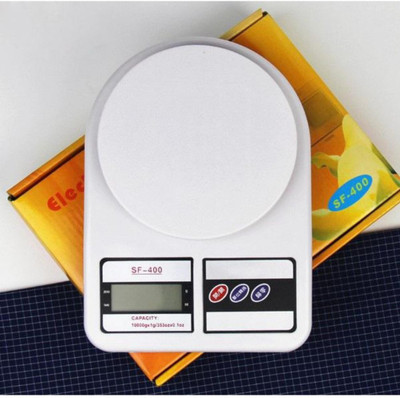 Skylight 1gm to 10kg Electronic Kitchen Weighing Scale |(Color-White) Weighing Scale(White)