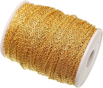 Kwizy Jewellery Making Chain 5 Meter Golden