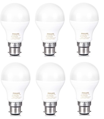 Philips 9 W Standard B22 LED Bulb(White, Pack of 6)