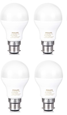 Philips 9 W Standard B22 LED Bulb(White, Pack of 4)