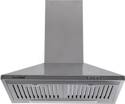 Greenchef Akeno 60cm Wall Mounted Chimney  (SIlver 880 CMH)