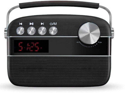 

CRETO A13 OKCY USB & Bluetooth Player with 5000 Pre-loaded Evergreen Hindi Songs FM Radio(Black)