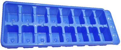 capnicks Blue Plastic Ice Cube Tray(Pack of2)