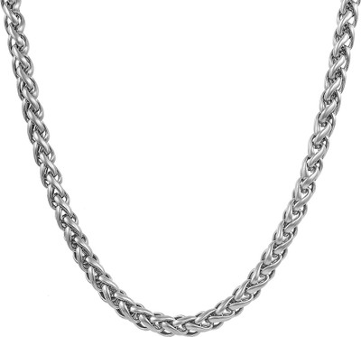Divastri Elegant Statement Handmade Collection Silver Plated Stainless Steel Chain