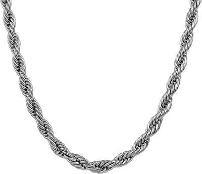 Divastri Elegant Statement Rope Collection Gold-plated Plated Stainless Steel Chain