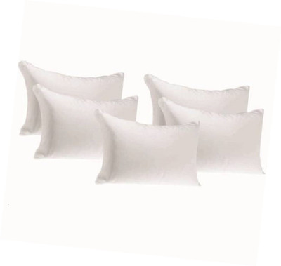Changers Polyester Fibre Solid Sleeping Pillow Pack of 5(White)