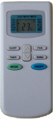 Emrse Compatible  Split/Window Air Conditioner Remote ( AC 41) Videocon Remote Controller(White)