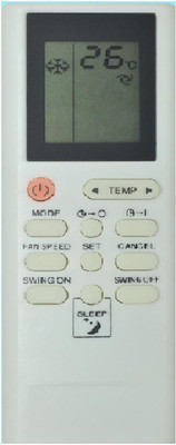 HopShop Compatible Split/Window Air Conditioner Remote ( AC 14) ONIDA Remote Controller(White)