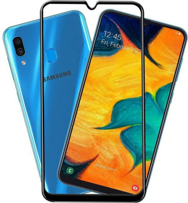 HOBBYTRONICS Edge To Edge Tempered Glass for Samsung Galaxy A10(Pack of 1)