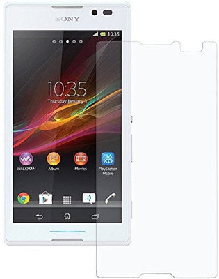VaiMi Tempered Glass Guard for Sony Xperia C(Pack of 1)