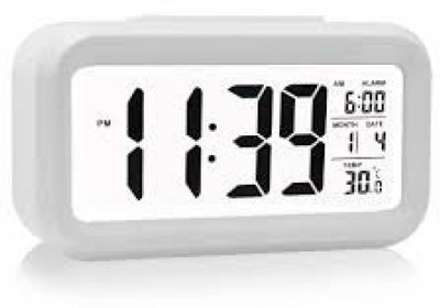 THE GIFTS Digital White Clock