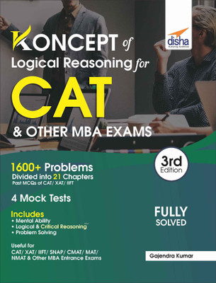 Koncepts of Lr Logical Reasoning for Cat & Other MBA Exams(English, Paperback, Kumar Gajendra)