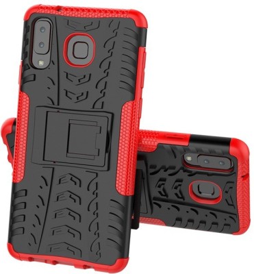 MOBIRUSH Back Cover for Samsung Galaxy A8 Star(Red, Rugged Armor, Pack of: 1)