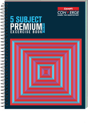 LUXOR Exercise Notebook-Cubes B5 Notebook Ruled 250 Pages(Cubes)