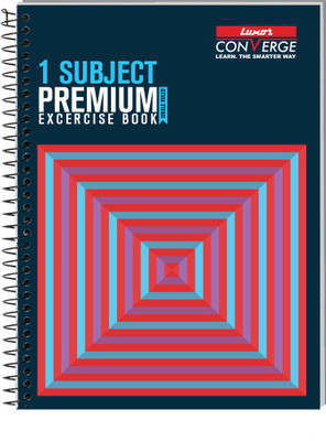LUXOR Exercise Notebook-Cubes B5 Notebook Ruled 180 Pages(Cubes)
