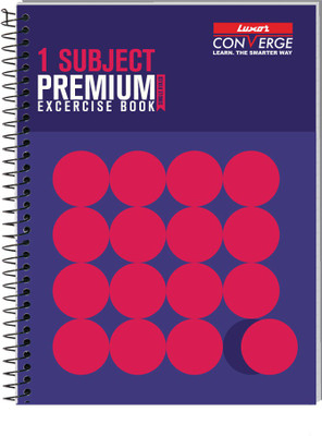 LUXOR Exercise Notebook-Standout B5 Notebook Ruled 180 Pages(Standout)